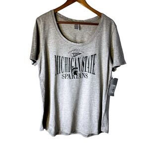 NWT Pro Edge Michigan State T-Shirt Women's Sz XL (16/18) MSU Spartans‎
